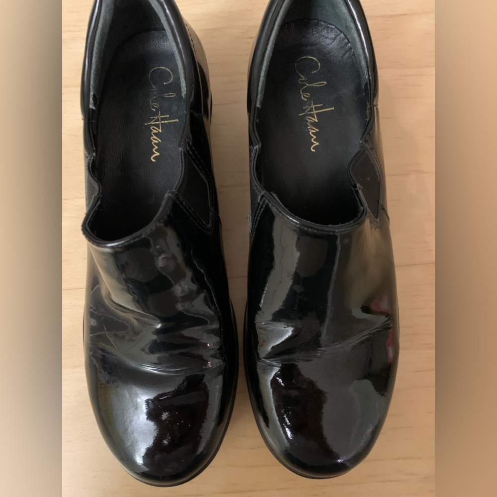 Cole Haan x NikeAir - Women’s Waterproof Patent Slip-on Shoes